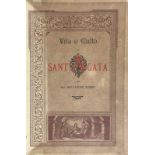 Book "Life and worship of Saint Agatha", Sac. Salvatore Romeo. Catania, 1888.