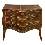 Drawer, Louis XV, XVIII / XIX century, Sicily (AP). With rosewood borders. Wave shaped on the front