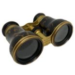 Binoculars tortoiseshell, late nineteenth century. Ball black & C New York.