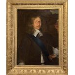 Oil painting on canvas. Dutch Painter from the 17th century. Portrait of a nobleman 85x64
