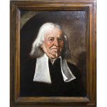 Oil painting on canvas. Flemish Painter form the seventeenth century. Portrait of man. 62x47.