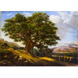 Oil painting on canvas. Andrea Sottile (Termini Imerese (Palermo) 1802 - 1856). Landscape