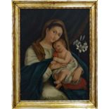 Oil painting on canvas. Sicilian Painter, 18th / 19th century.