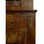 Cupboard, double body, England XIX century. H 218 cm x132x45.