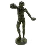 Italian sculptor of the late nineteenth / twentieth century. Bronze cire perdue. Satyr plays the