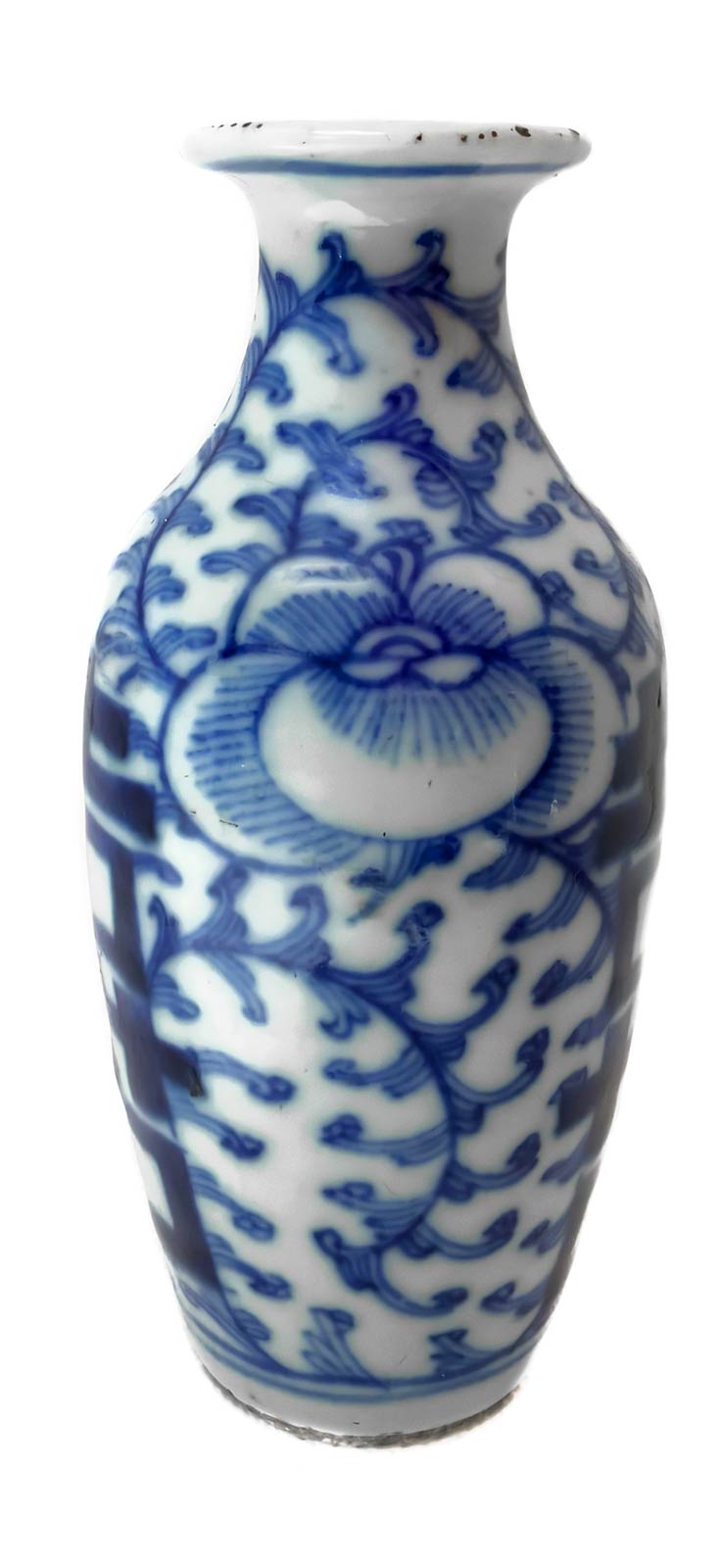 Pair of porcelain vases, China (Manchuria), XVII century. Wax seal on one of the vases. H cm 13. - Image 4 of 5