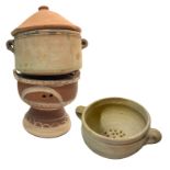 Terracotta cooking set, Tunisia.