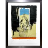 Lithograph by Alberto Giaquinto 81/180. 70x50. In frame 87x66 cm.