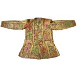 Jacket silk ceremony and the golden foil, called "lame silk", Persian era. Iran, XIX-XX century, 65