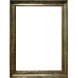 Wooden frame with half golden reed leaf, nineteenth century style. External dimensions 104x84 cm.
