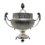 Sugarbowl in Silver 800, '900. 14. H cm Weight 200 gr.