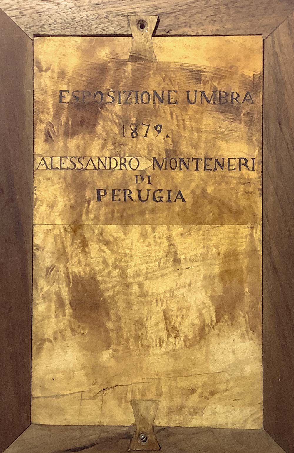 Small wooden "Ancona", ivory and nacre. Alessandro Monteneri (Perugia 1832-1920). Inside there is a - Image 6 of 6