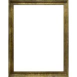 Wood frame half golden brown leafy. In the nineteenth-century style. External dimensions 93x73 cm.