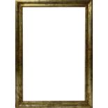 Wooden frame in leafy golden tray, nineteenth century style. External dimensions 124x84 cm.
