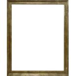 Wood frame half golden brown leafy. In the nineteenth-century style. External dimensions 77x62 cm.