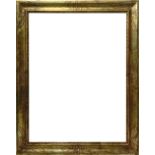 Wooden frame in leafy golden tray, nineteenth century style. External dimensions 96x76 cm. Internal