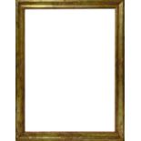 Wooden frame in leafy golden tray, nineteenth century style. External dimensions 124x94 cm.
