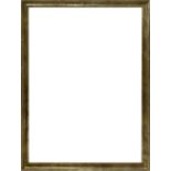Wooden frame with half golden reed leaf, nineteenth century style. External dimensions 107x77 cm.
