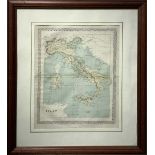 Italy, 1860 author James S. Virtue, London. Cm 34x26. With wooden frame 51x43 cm. Great condition.