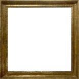 Wooden frame with half golden reed leafy, nineteenth century style. External dimensions 95x95 cm.