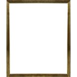 Wooden frame with half golden reed leaf, nineteenth century style. External dimensions 118x97 cm.