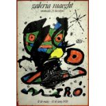 Joan Miro Posters (1893-1983). Expo 78 - Galeria Maeght Barcelona. Cm 73x48.