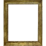 Wood frame half golden brown leafy. In the nineteenth-century style. External dimensions cm