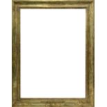 Wood frame on golden tray Leaf. In the nineteenth-century style. External dimensions 94x75 cm.