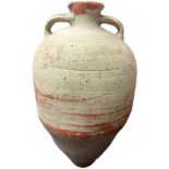 Jar biansata terracotta, nineteenth century conical base. H 110 cm.