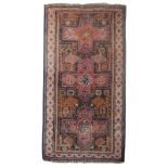 Akstafa Carpet,Southern Caucasus, similar structure to Karabagh, early 1900s, cm. 202x107, warp,