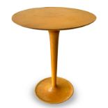 Coffee table, Italian production. Light wood structure based on a circular shape. Years 40. Cm
