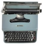 Vintage typewriter, Olivetti "Letter 22", 60 (with instruction booklet)