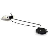 Guzzini, Dragonfly lamp model table, lacquered metal structure, base in black lacquered iron,