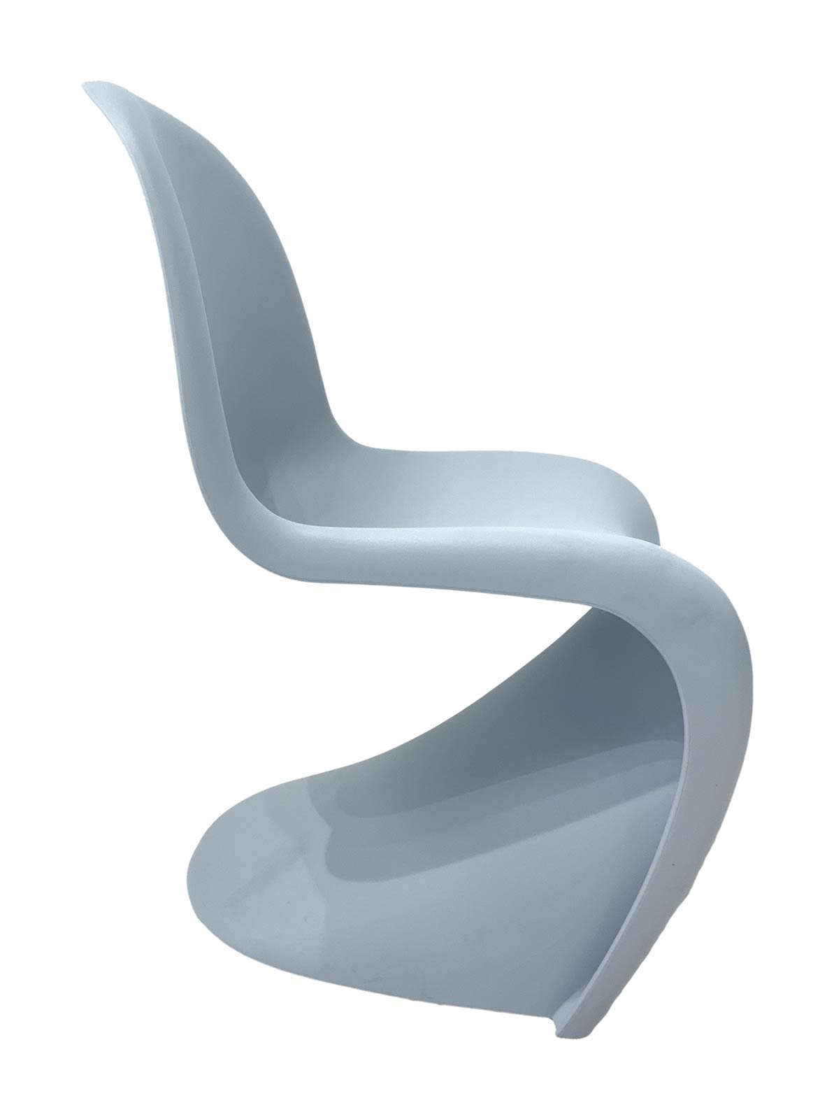 Vitra, Panton design. N. 4 plastic chairs thermo formed in shades of gray. Signature at the base. - Image 3 of 8