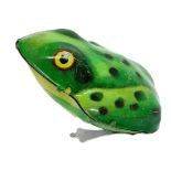 Toy tin frog 9 cm length