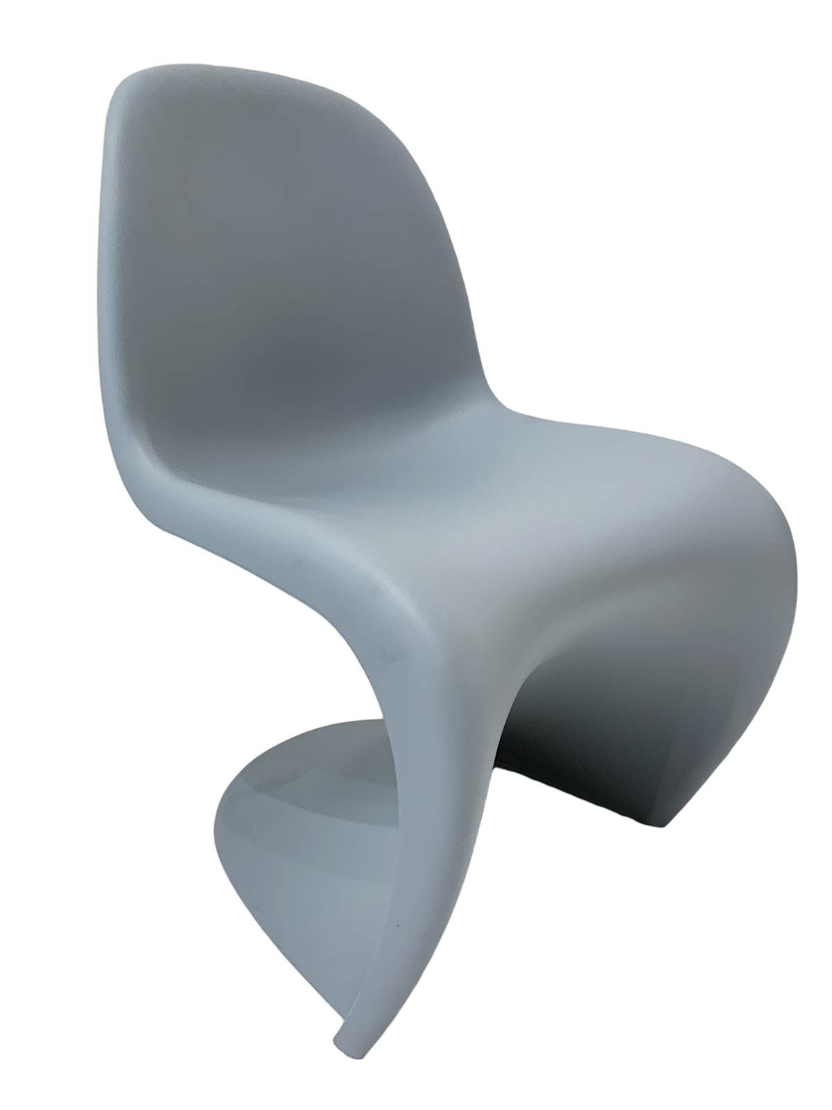 Vitra, Panton design. N. 4 plastic chairs thermo formed in shades of gray. Signature at the base. - Image 5 of 8