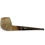 Oval pipe - England. Late 1900s. The tobacco chamber and the shank of the pipe are made from the