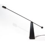 Bieffeplast, mod. Orbis ,. table lamp. H 36 cm Overall width 90 cm 70s. Wear and tear.