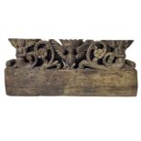 Piece of Sicilian cart , Sicily, Cm 34x15. presence of woodworm