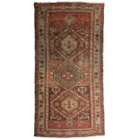 Karabakh Carpet , Southern Caucasus, early 1900s, cm. 215 X 100, weft, warp and fleece in wool.