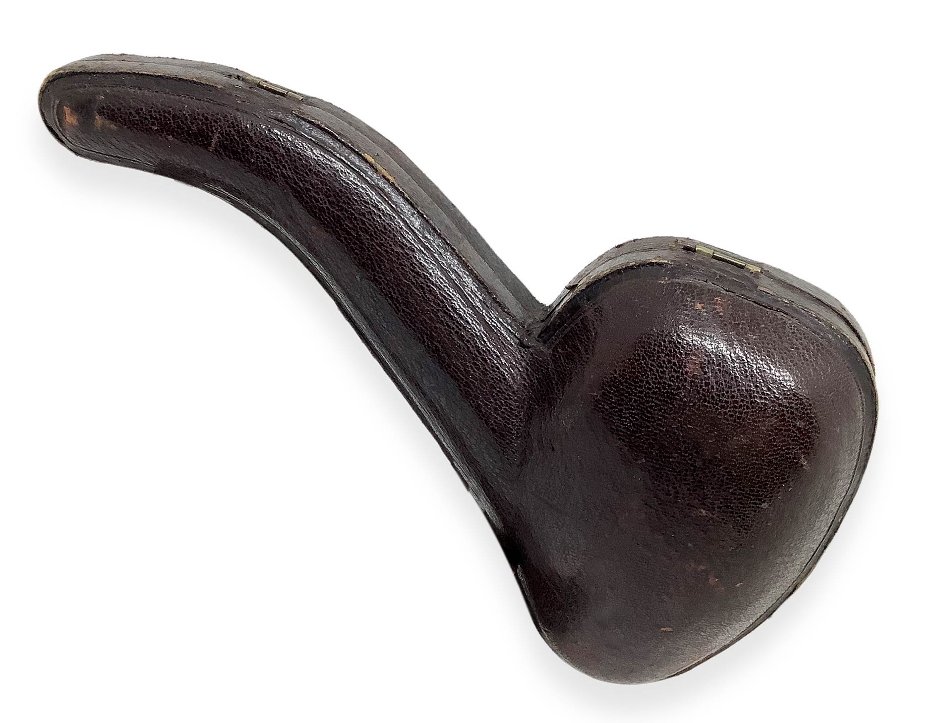 Pipe "African character" - Vienna, Austria. Late 1800s. The tobacco chamber and the shank of the - Image 4 of 5