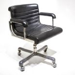 Design Center, design Ettore Sottsass and Hans Von Klier. swivel chair, aluminum structure, resin,