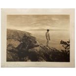 Wilhelm von Gloeden (1856-1931), vintage albumen photographic print signed and dated on the