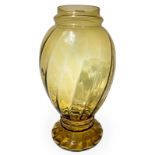 Vase in Murano glass, 20th century. H cm 50