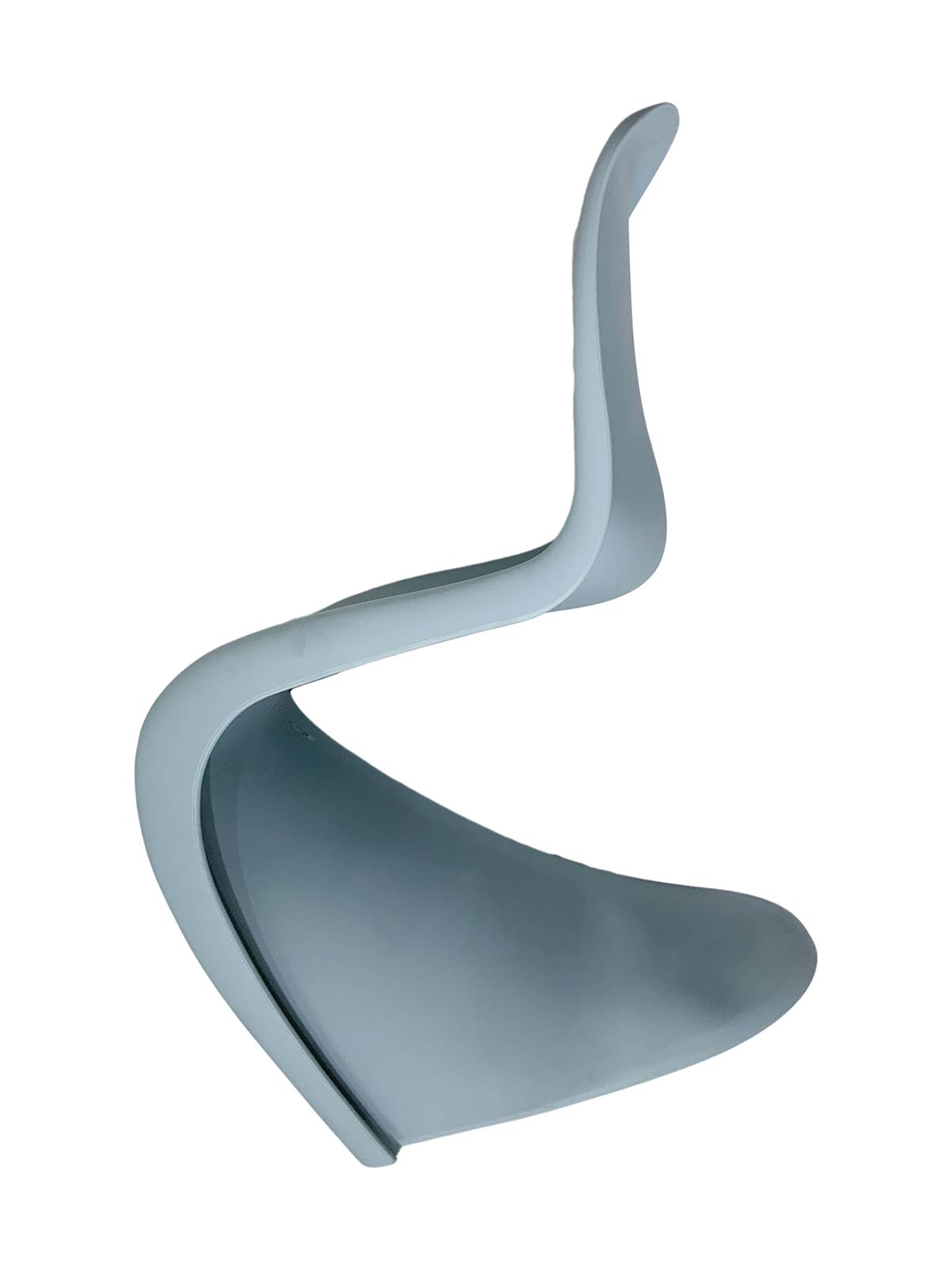 Vitra, Panton design. N. 4 plastic chairs thermo formed in shades of gray. Signature at the base. - Image 4 of 8