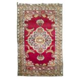 Sivas Carpet , Anatolia, 1930 ca, cm. 227 X 122. Excellent condition