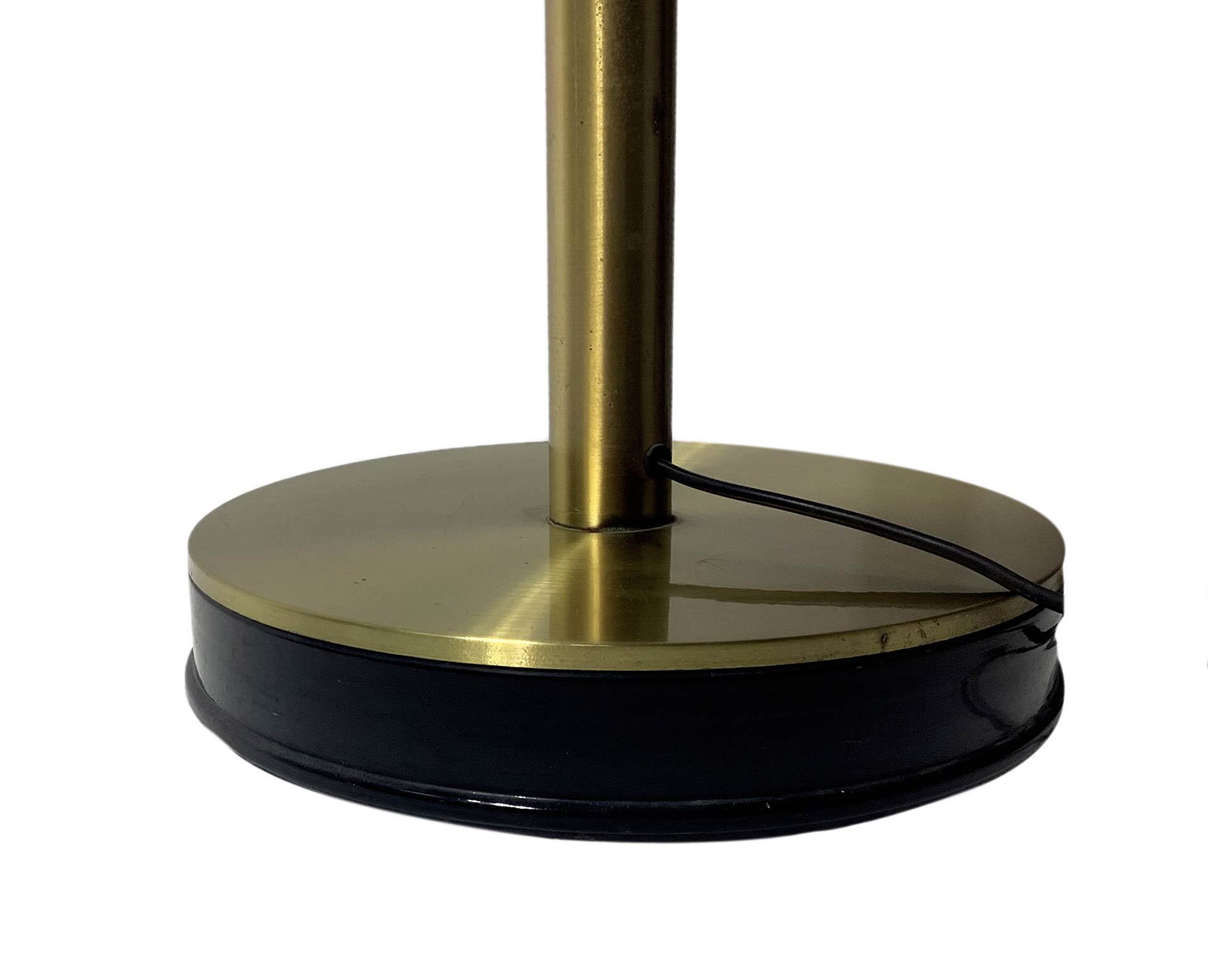 Floor lamp golden brass with 5 lights. 70s. H 195 cm. - Image 6 of 6