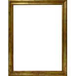 Wood frame in leafy golden tray, nineteenth century style. External dimensions 124x94 cm. Internal