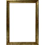Wood frame in leafy golden tray, nineteenth century style. External dimensions 124x84 cm. Internal