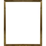 Wood frame golden brown leafy, nineteenth century style. External dimensions 118x97 cm. Internal